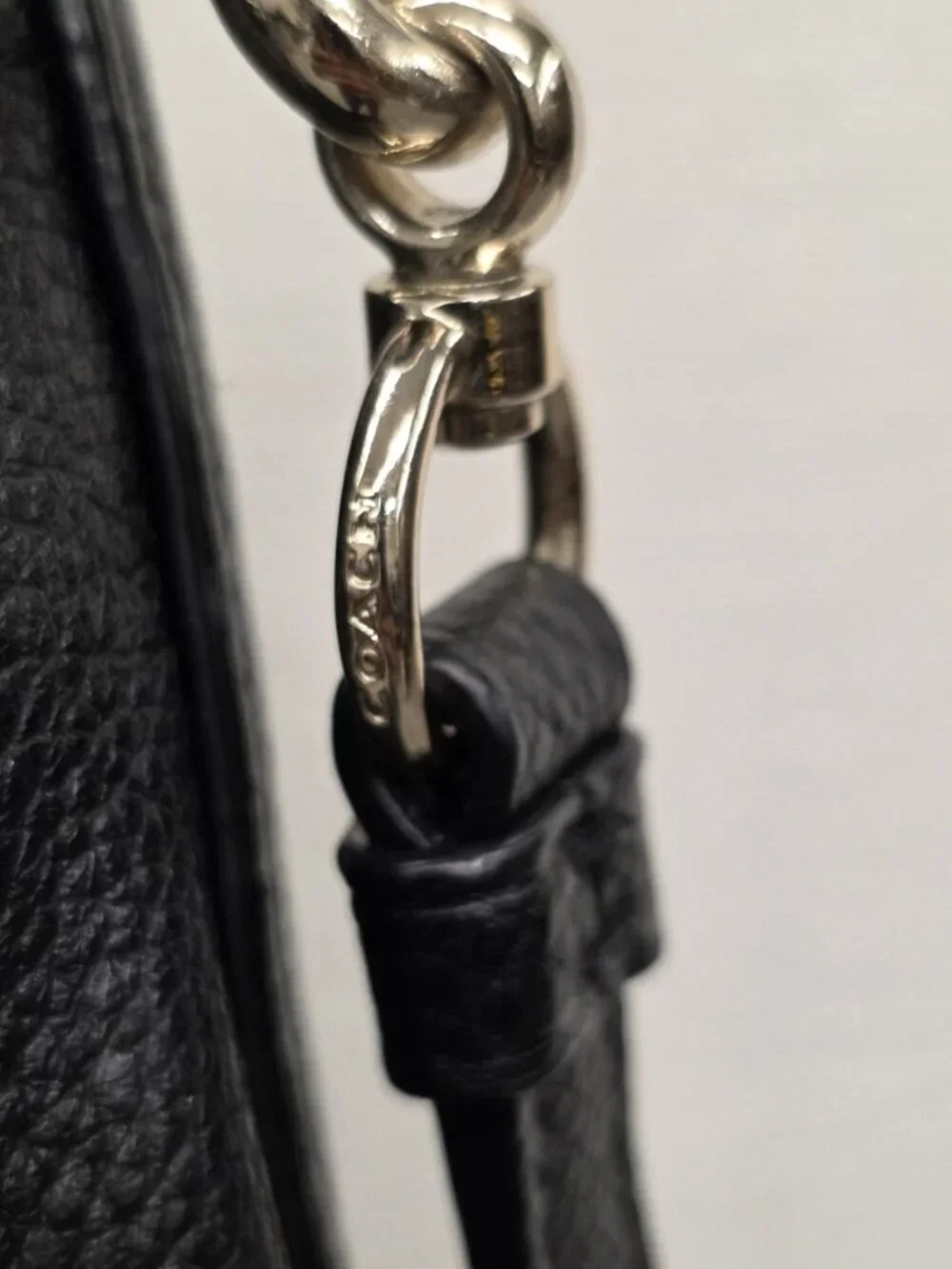 COACH Scout Hobo Black Pebbled Leather Shoulder Crossbody Bag